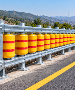 Roller Barrier Guard Rail System