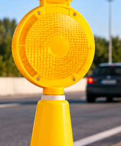 Solar Traffic Warning Lights